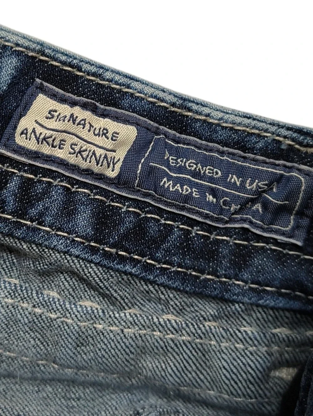 Miss Me Signature Ankle Skinny Jeans Size 27